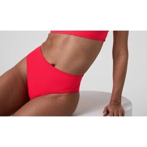 VUORI High Waisted RED Bikini Bottom Size S NWOT